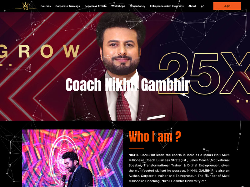 Akash Nayar Website Development